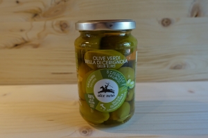 Olives vertes grosses en saumure